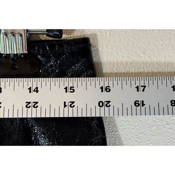 NWOT Helmut Lang Patina Stretch Moto 100% Lamb Leather Women's Size 6 Pants - Picture 8 of 10